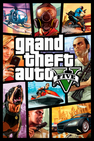Official Grand Theft Auto V Steam hero art used for FiveM hosting.